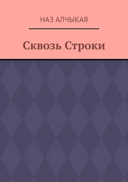 Наз Алчыкая Сквозь Строки обложка книги