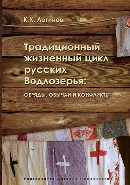 Константин Логинов Традиционный жизненный цикл русских Водлозерья: обряды, обычаи и конфликты обложка книги