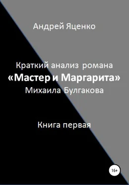 Андрей Яценко Краткий анализ романа «Мастер и Маргарита» Михаила Булгакова. Книга первая обложка книги