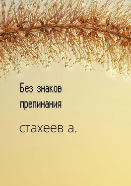 Алексей Стахеев Без знаков препинания. Сборник стихотворений обложка книги