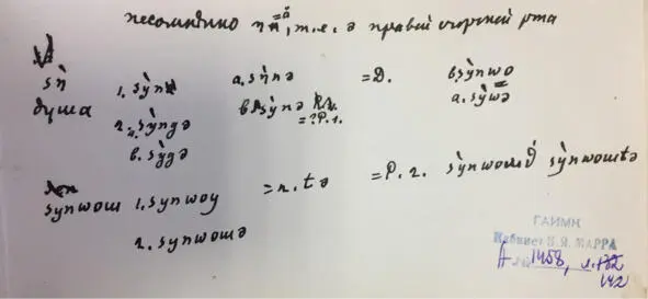 Чеченский язык и академик Марр Н Я Том 2 Архив филолога - фото 132
