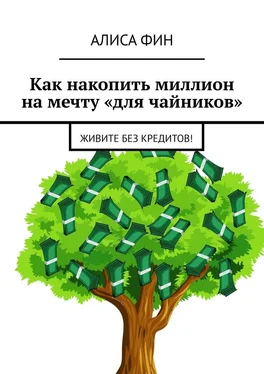 Алиса Фин Как накопить миллион на мечту «для чайников». Живите без кредитов! обложка книги