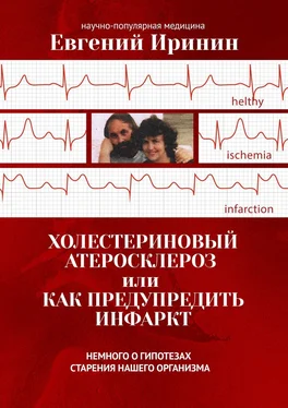 Евгений Иринин Холестериновый атеросклероз, или Как предупредить инфаркт. Немного о гипотезах старения нашего организма обложка книги