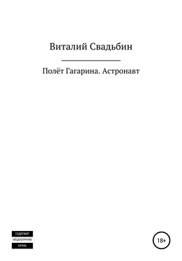 Виталий Свадьбин Полёт Гагарина. Астронавт обложка книги