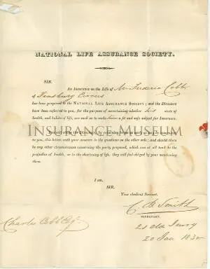 Запрос о состоянии здоровья кандидата на страхование жизни В 1829 году - фото 19