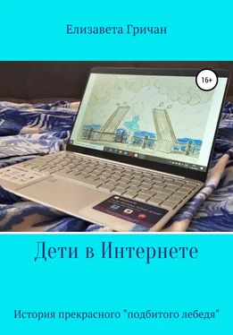 Елизавета Гричан Дети в интернете. История прекрасного «подбитого лебедя» обложка книги