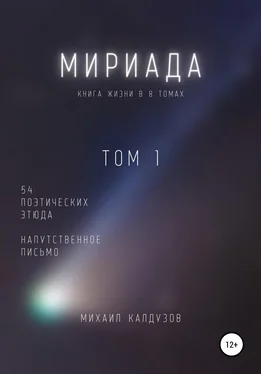 Михаил Калдузов Мириада. Том 1. 54 поэтических этюда обложка книги