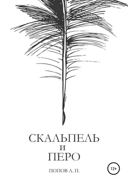 Леонид Попов Скальпель и перо обложка книги