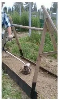 Обработку почвы выполняю электрокультиватором Далее выполняю подработку - фото 16