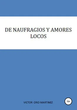 VICTOR ORO MARTINEZ DE NAUFRAGIOS Y AMORES LOCOS обложка книги