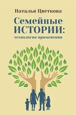 Наталья Цветкова Семейные истории: технология применения обложка книги