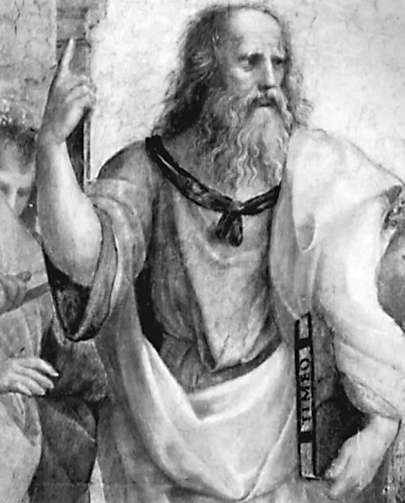 Рафаэль Санти Платон Фрагмент картины Афинская школа 1511 г Одним из - фото 11
