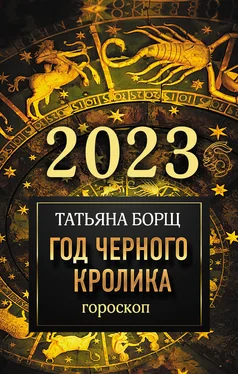 Татьяна Борщ Гороскоп на 2023. Год Черного Кролика обложка книги