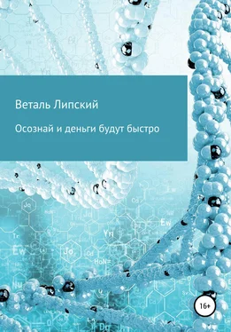 Веталь Липский Осознай и деньги будут быстро обложка книги