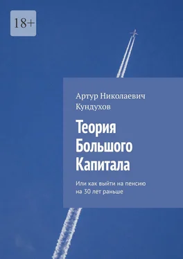 Артур Кундухов Теория большого капитала. Или как выйти на пенсию на 30 лет раньше обложка книги