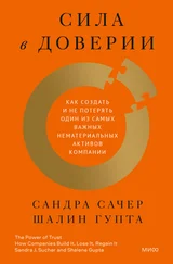 Сандра Сачер - Сила в доверии. Как создать и не потерять один из самых важных нематериальных активов компании