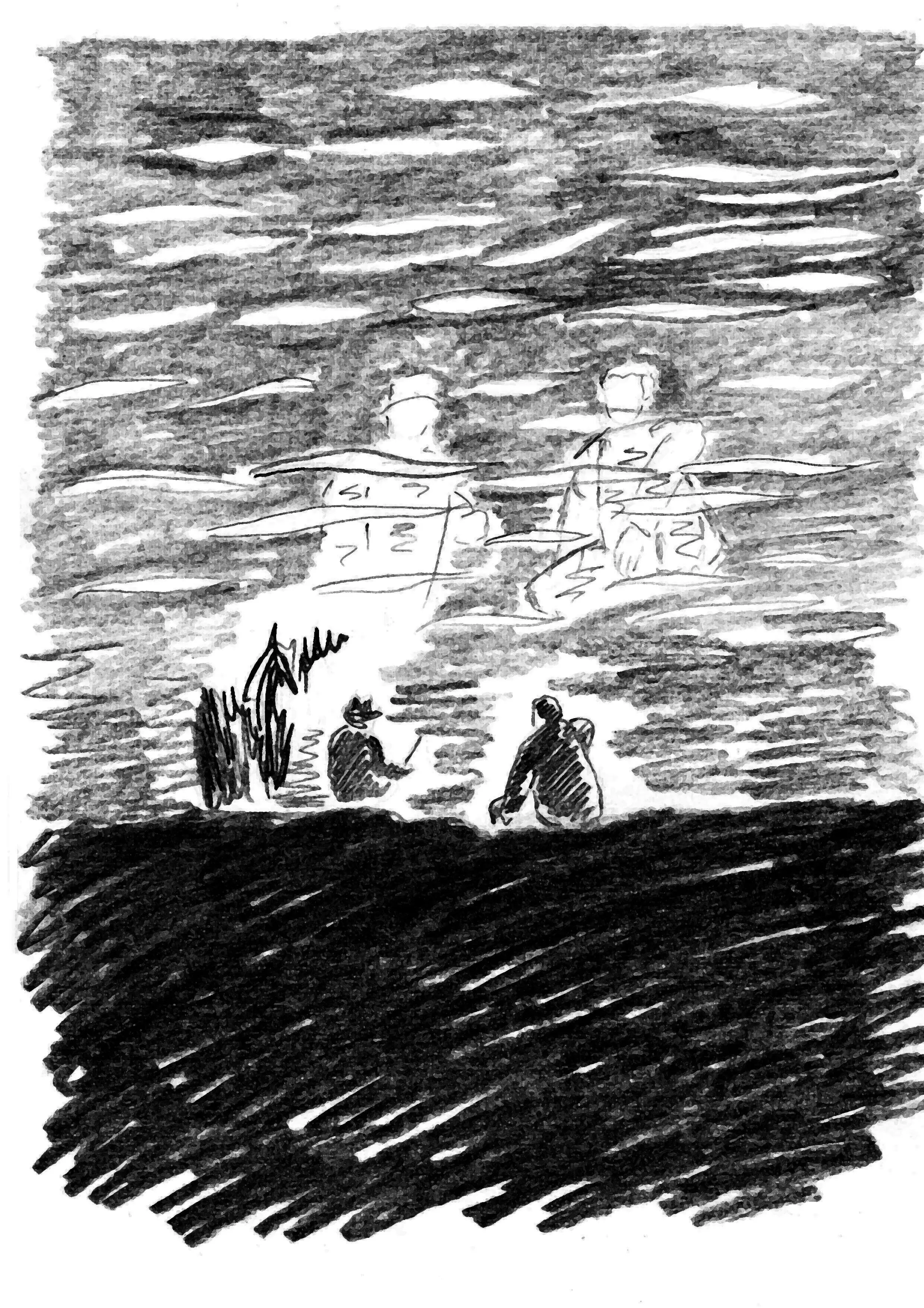 Как будто экран поднялся над черной поверхностью воды озера Действие восьмое - фото 4