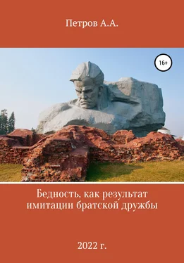 Александр Петров Бедность как результат имитации братской дружбы обложка книги