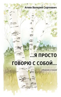 Валерий Агеев …Я просто говорю с собой… обложка книги