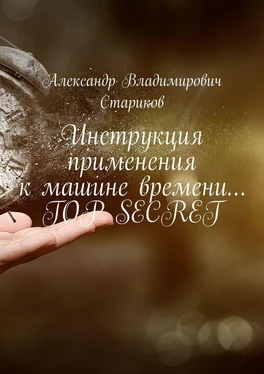 Александр Стариков Инструкция применения к машине времени… Top secret обложка книги
