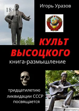 Игорь Уразов Культ Высоцкого. Книга-размышление обложка книги