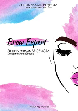 Наталья Королькова Brow Expert. Энциклопедия бровиста. Методическое пособие обложка книги