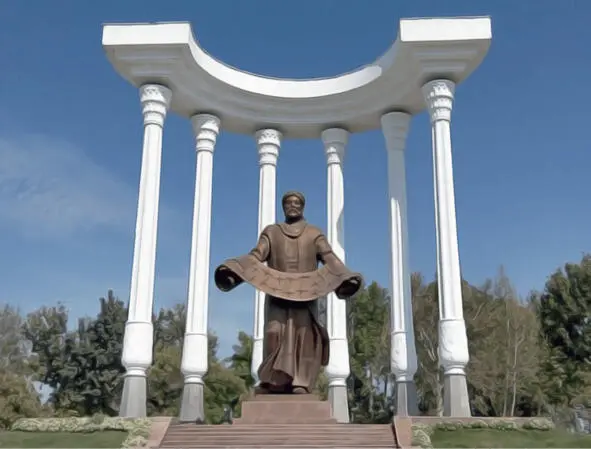 Памятник великого учёного Ахмада АльФергани Скоро первая часть конференции - фото 6