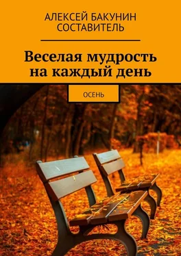 Алексей Бакунин Веселая мудрость на каждый день. Осень обложка книги