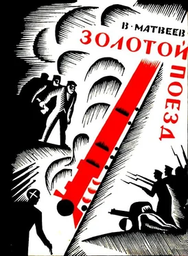 Владимир Матвеев Золотой поезд (Художник О. В. Титов) обложка книги