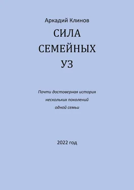 Аркадий Клинов Сила семейных уз. Почти достоверная история нескольких поколений одной семьи обложка книги