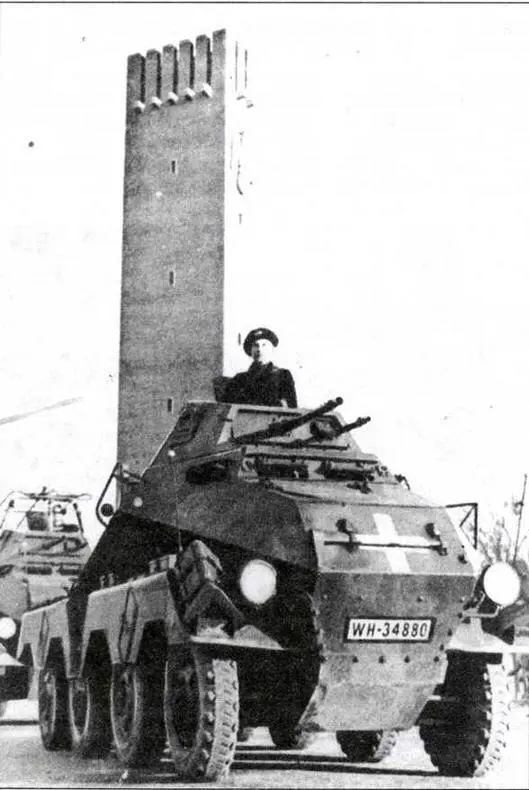 Тяжелый бронеавтомобиль SdKfz231 8Rad Корпус бронеавтомобиля сваривался - фото 32