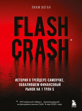 Лиам Воган Flash Crash. Остросюжетная история о трейдере-одиночке, обвалившем финансовый рынок на 1 трлн долларов обложка книги