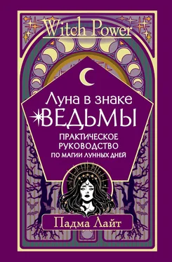 Падма Лайт Луна в знаке ведьмы. Практическое руководство по магии лунных дней обложка книги