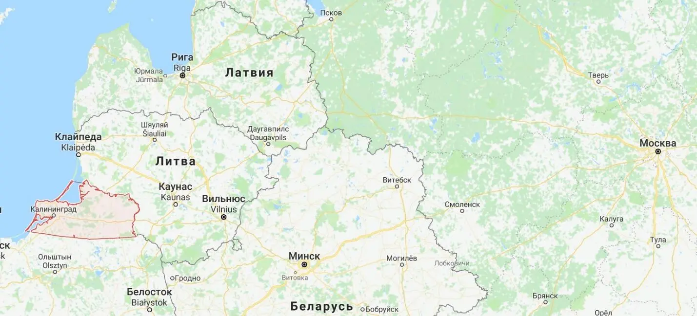 Иллюстрация сделана с помощью картографического сервиса Google Maps Между - фото 8