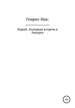 Генрих-Нав Кирий. Холодная встреча в Анхурсе обложка книги