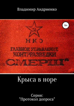 Владимир Андриенко Протокол допроса: Крыса в норе