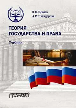 Алла Швандерова Теория государства и права обложка книги