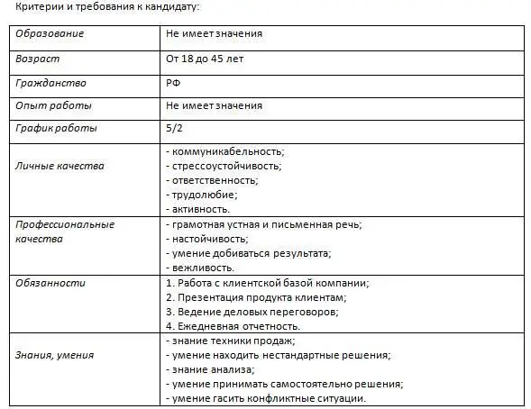 Это пример того как должен выглядеть стандартный профиль должности Ниже - фото 3