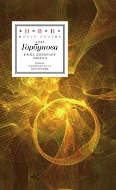 Алла Горбунова Пока догорает азбука обложка книги