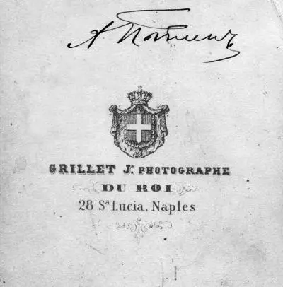 Николай Александрович Добролюбов май 1861 г Неаполь фотоателье Ж Грийе - фото 2