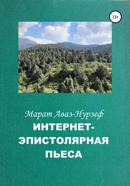 Марат Аваз-Нурзеф Интернет-эпистолярная пьеса обложка книги