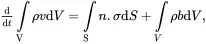 232 where σ is the stress tensor and where bis the body force per unit mass - фото 33