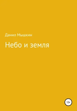 Данил Мышкин Небо и земля обложка книги