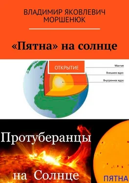 Владимир Моршенюк «Пятна» на солнце. Открытие обложка книги