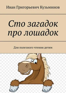 Иван Кузьминов Сто загадок про лошадок. Для полезного чтения детям обложка книги