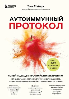 Эми Майерс Аутоиммунный протокол. Новый подход к профилактике и лечению астмы, волчанки, псориаза, СРК, тиреоидита Хашимото, ревматоидного артрита и других аутоиммунных состояний обложка книги