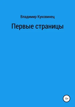 Владимир Куковинец Первые страницы обложка книги