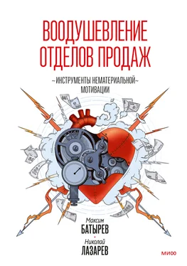 Максим Батырев Воодушевление отделов продаж. Инструменты нематериальной мотивации обложка книги