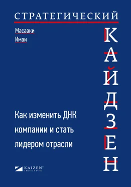 Масааки Имаи Стратегический кайдзен. Как изменить ДНК компании и стать лидером отрасли обложка книги