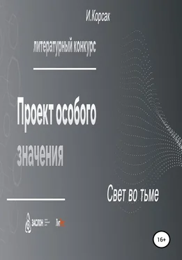 Иван Корсак Свет во тьме обложка книги